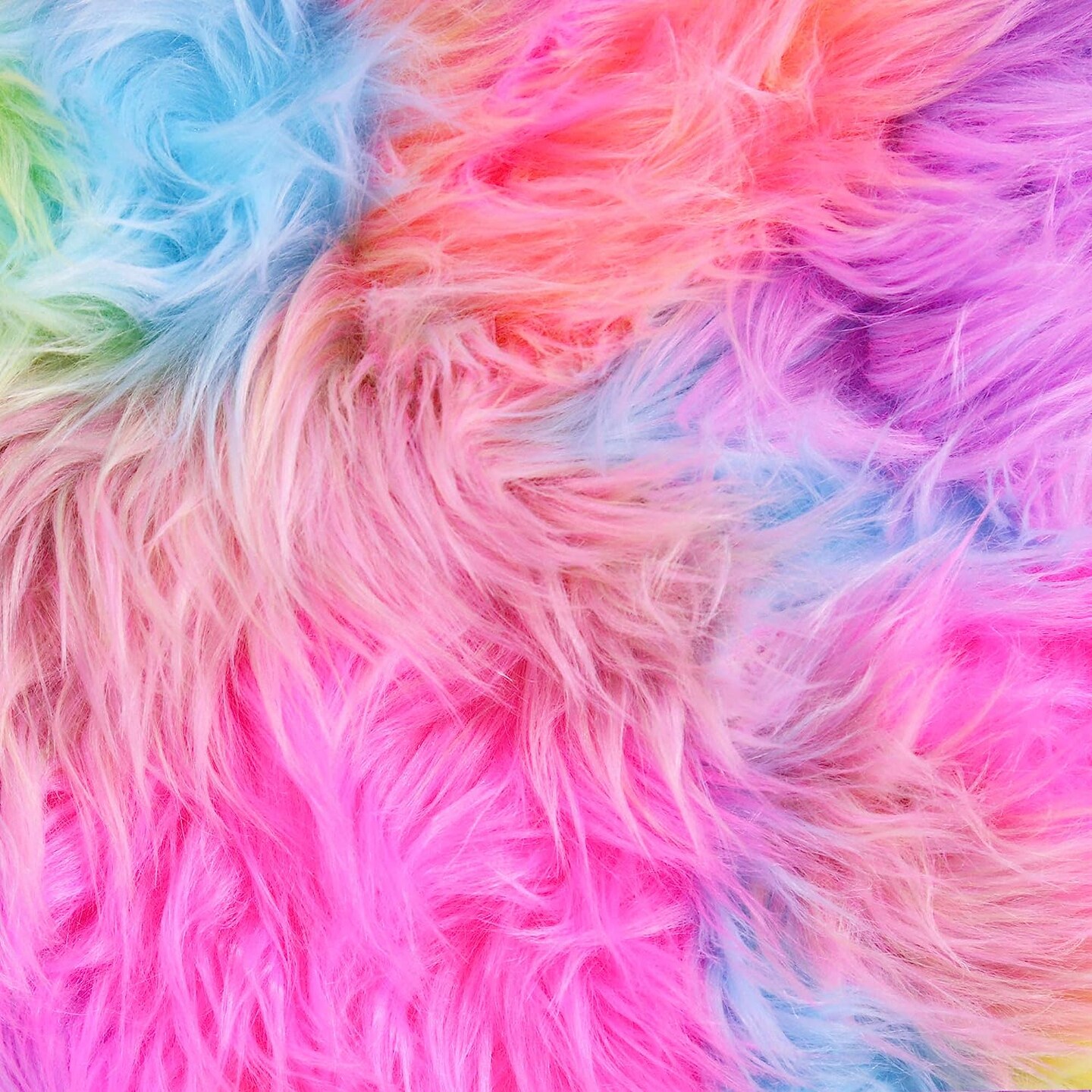 UV Hot Pink Luxury Shag Faux Fur | Howl Fabric