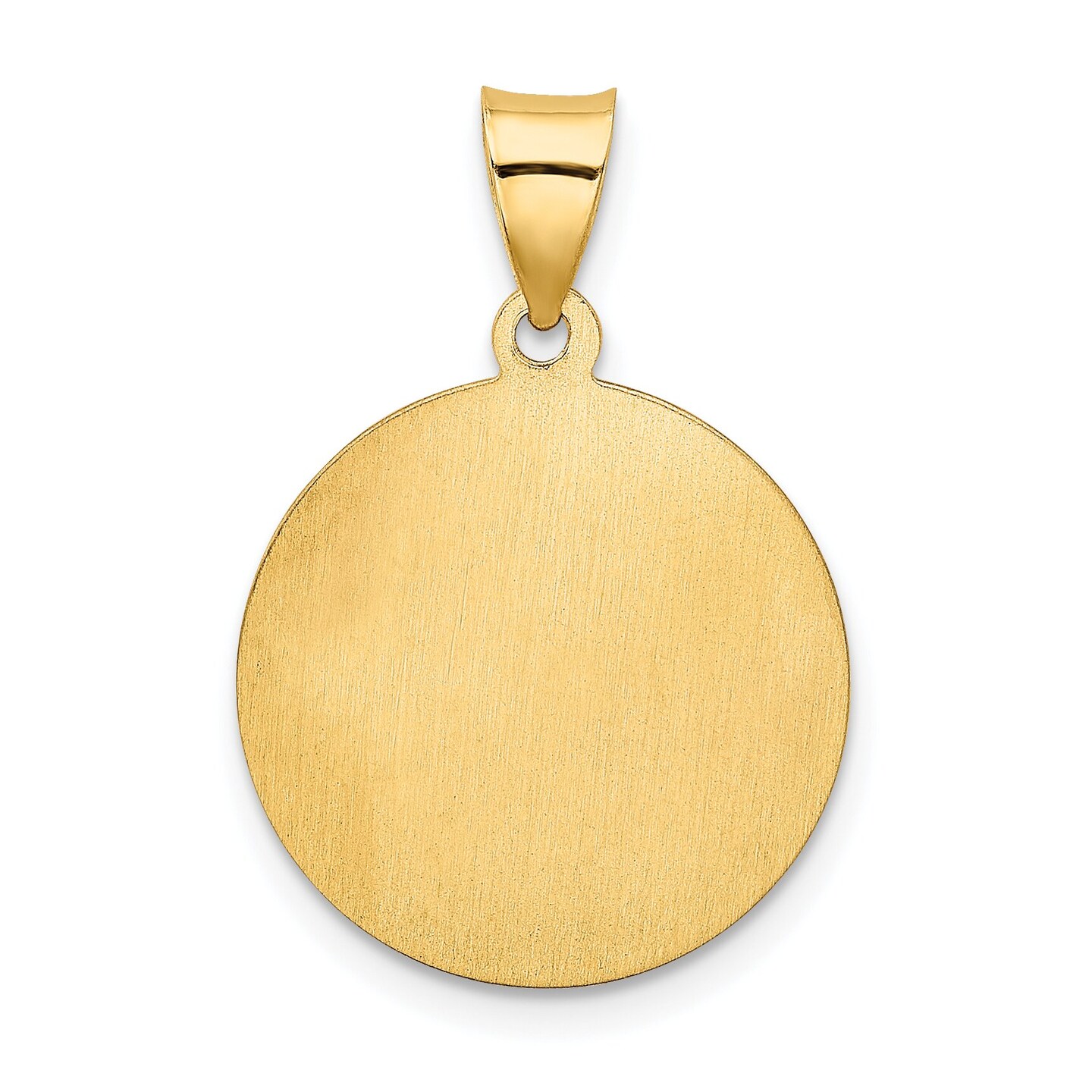 14K Gold Confirmation Medal Charm Religious Pendant Jewerly 27mm x 19mm