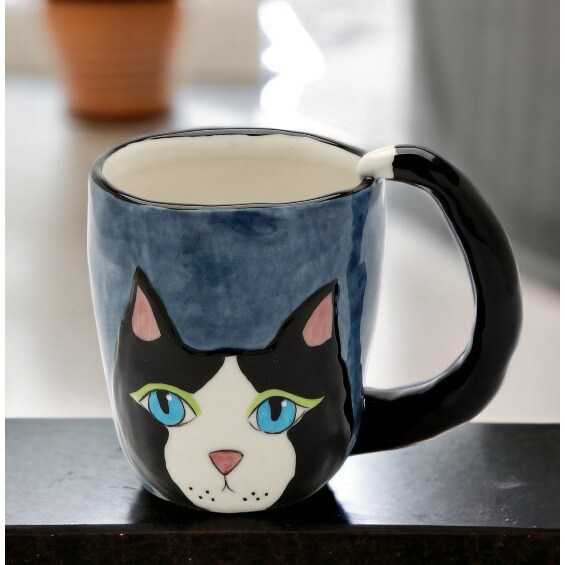 Black Cat Mug Coffee Mug Gift Idea For Any Occasion Animals Cat Lover Gift Idea