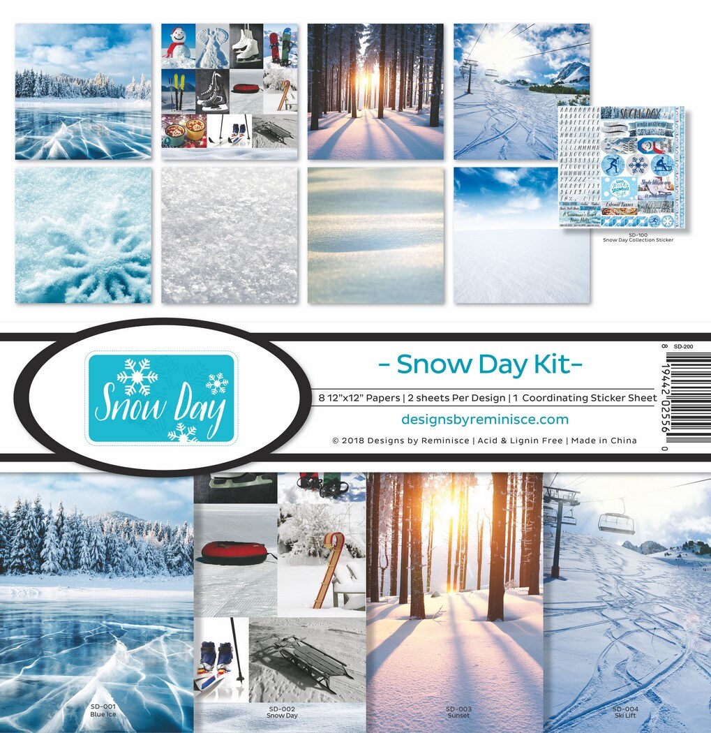Reminisce Snow Day Collection Kit