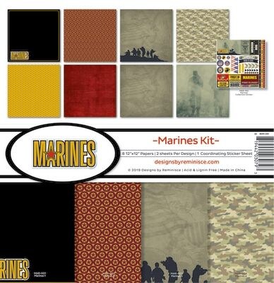 Reminisce Marines Collection Kit