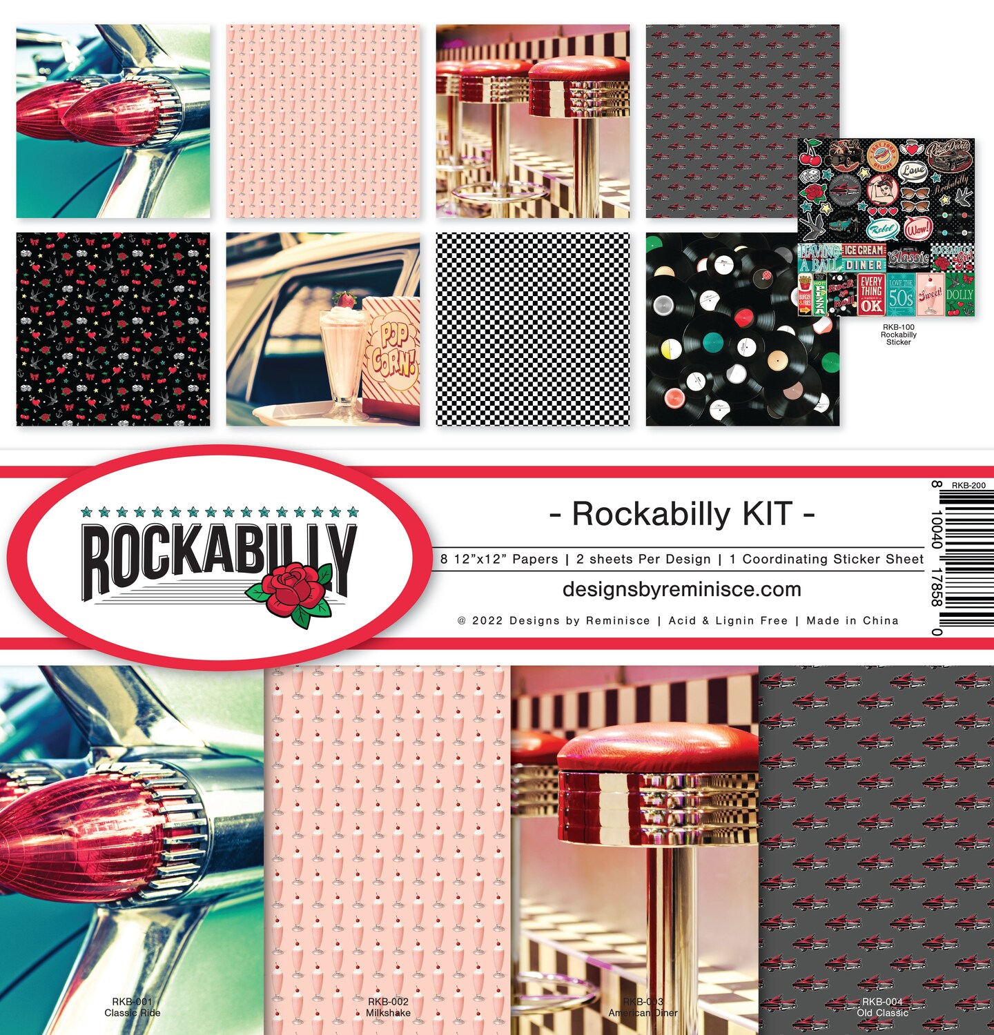 Reminisce Rockabilly Collection Kit