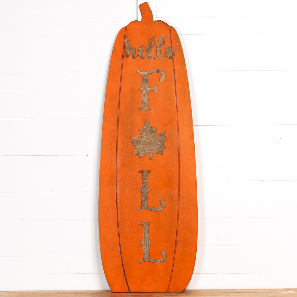 57&#x22; Tall Pumpkin Porch Sign