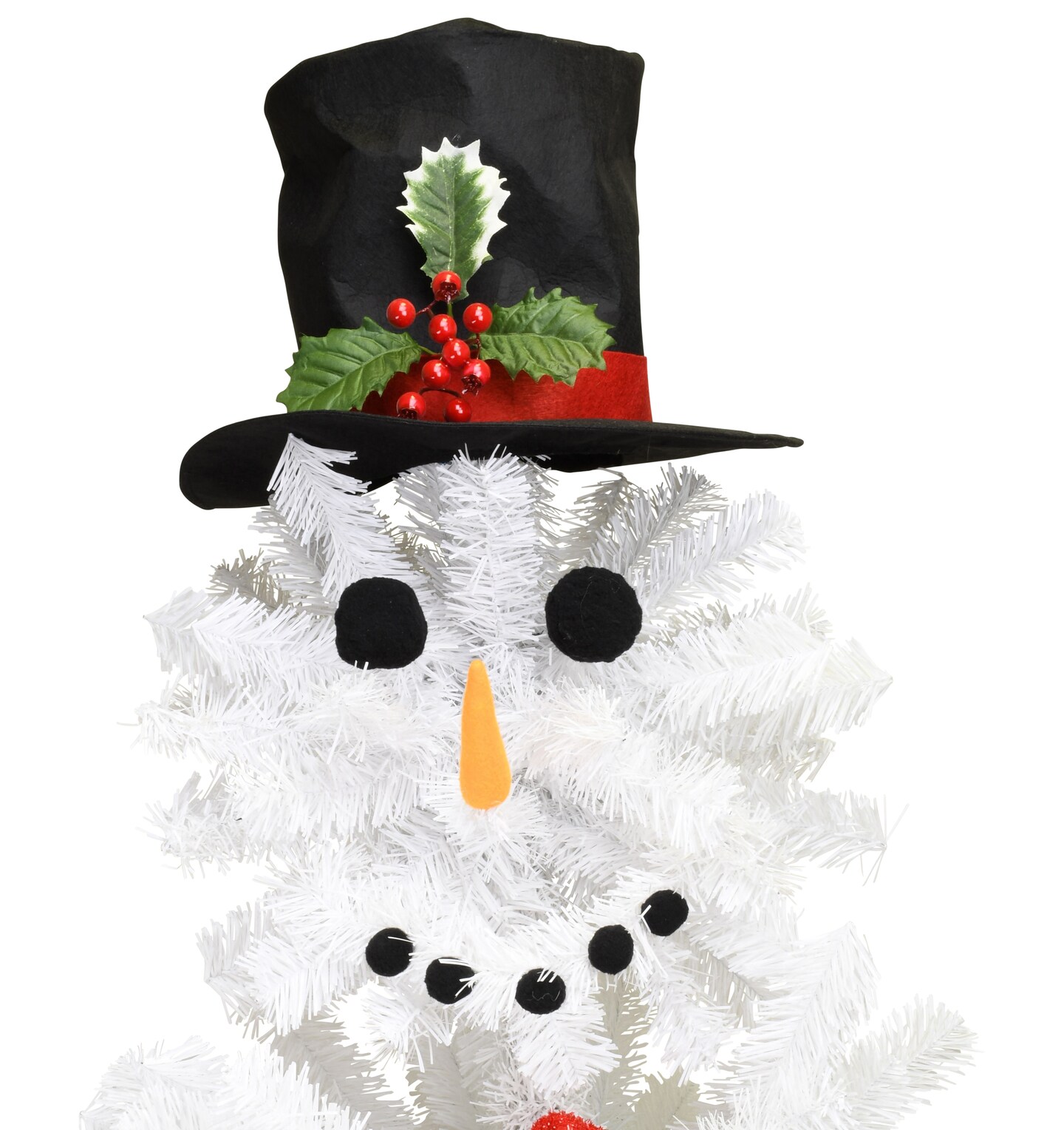 Tree Buddees Cute Snowman Christmas Tree - 5 Foot Tall - Accessories Included