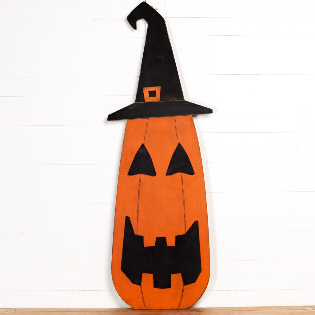 57&#x22; TALL Jack O Lantern Porch Sign