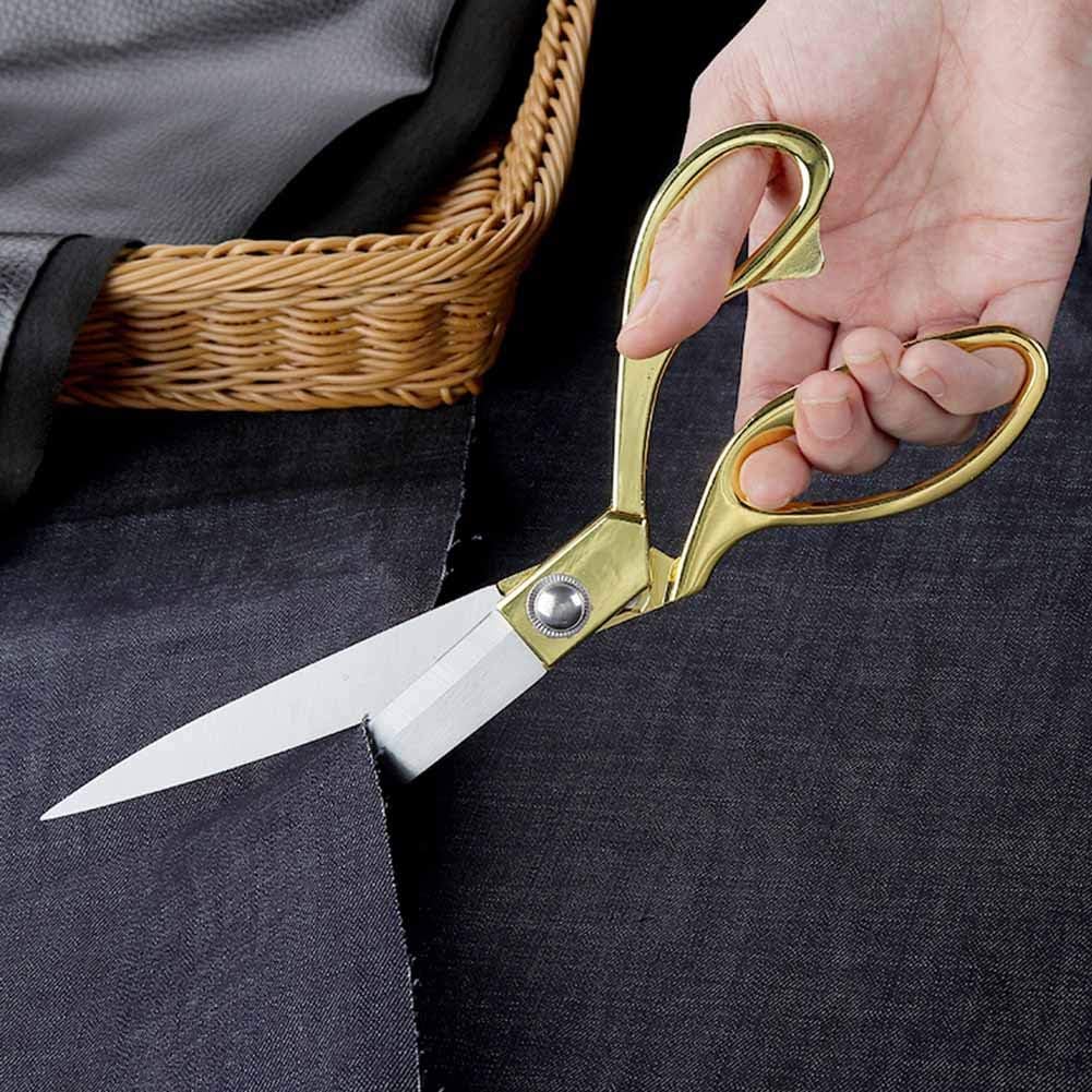 Professional Stainless Steel Heavy Duty Tailor Scissors (11 inch, Gold)