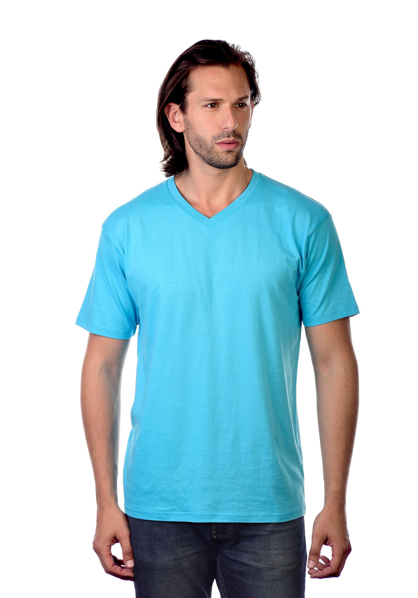 MEN&#x27;S V-NECK T-SHIRT