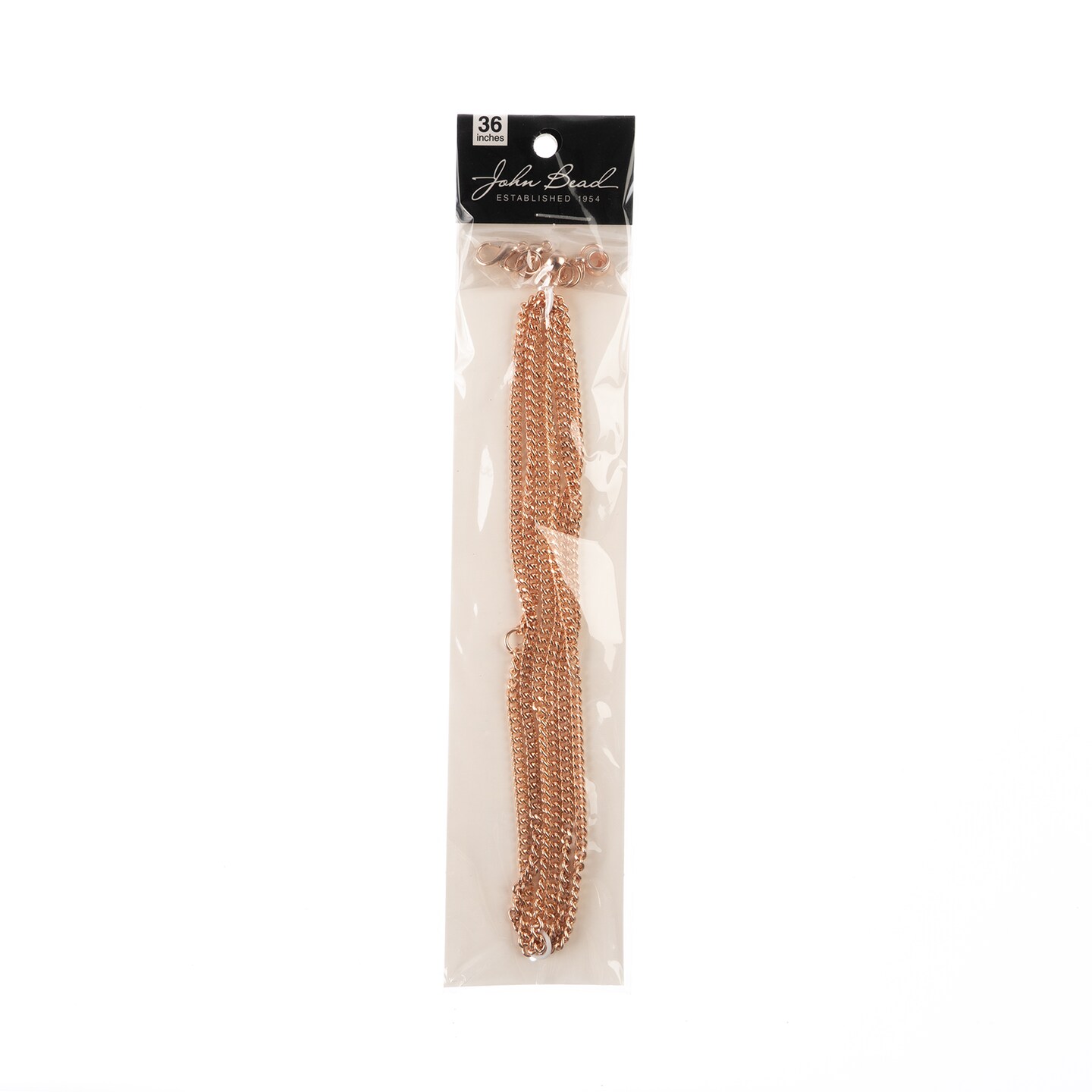 John Bead 3mm Curb Chain &#x26; Jewelry Findings Set