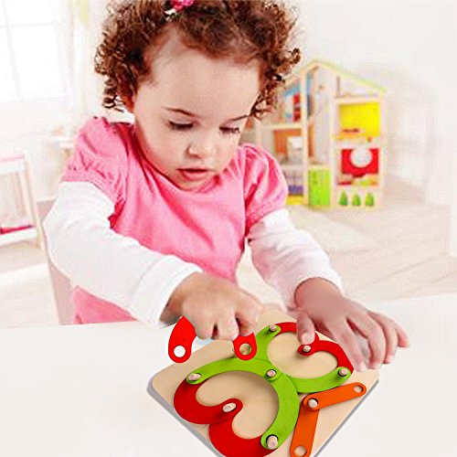 Wooden Letter and Number Construction Activity Set Educational Preschool Toys Shape Color Recognition Pegboard Sorter Set Board Blocks Stack Sort for Toddler Kids Boys Girls Non-Toxic Toy