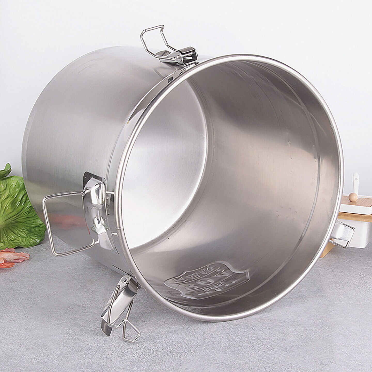 Kitcheniva Stainless Steel Airtight Kitchen Canister Storage Container