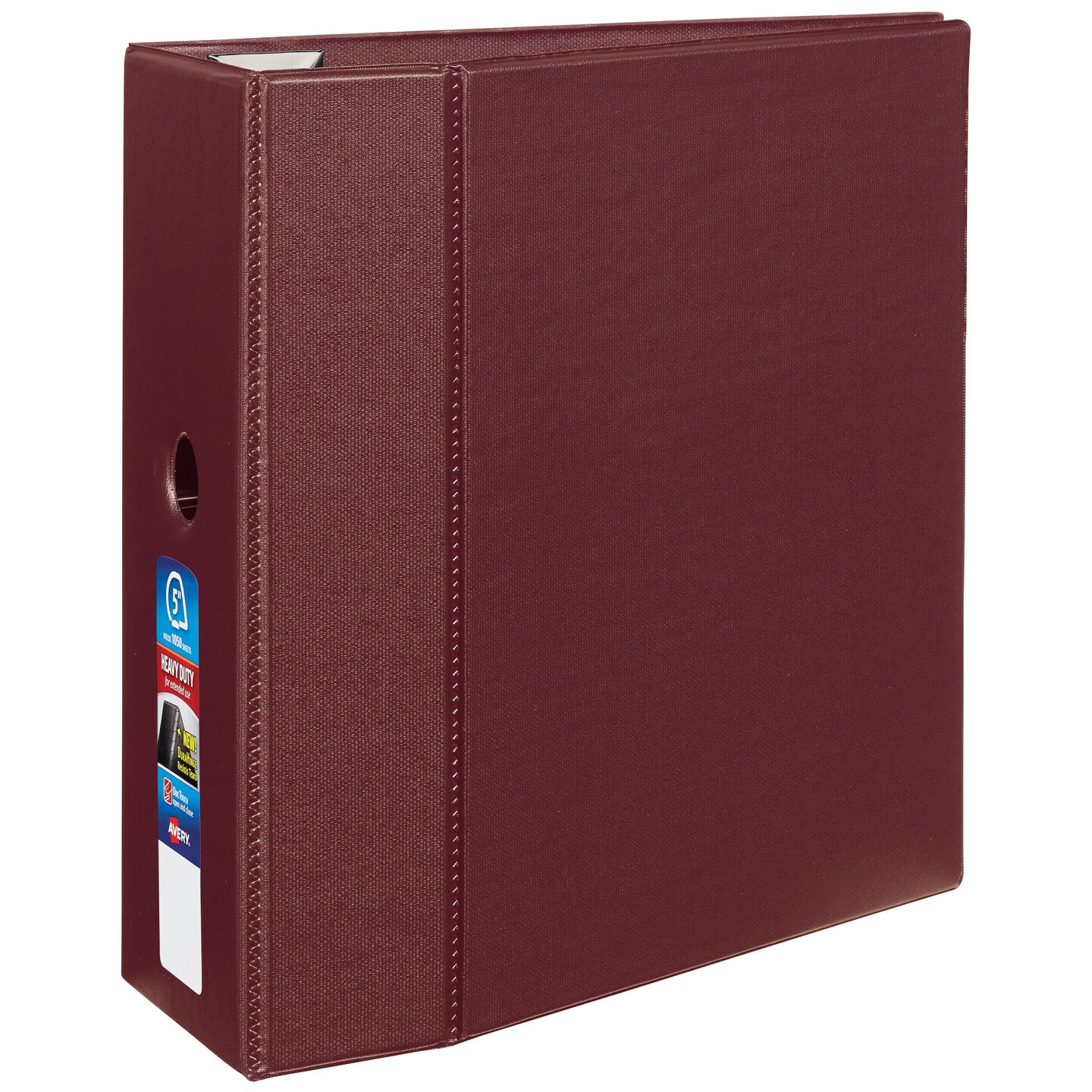 Avery Heavy-Duty 3 Ring Binder, 5 Inch One Touch EZD Rings, 2.3/4.8 Inch Spine, 1 Maroon Binder (79366)