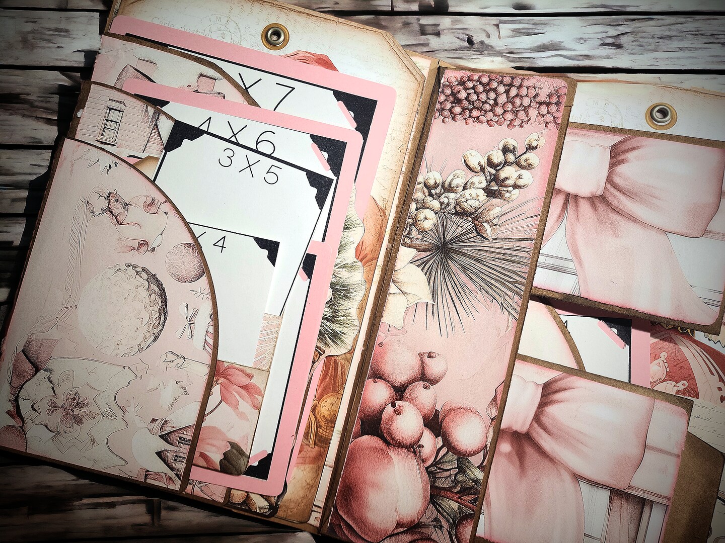 Pink Christmas Photo Album with Journaling product 6
