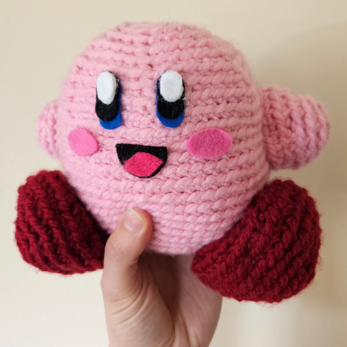 Kirby Crochet 7" Plush Amigurumi MakerPlace by Michaels