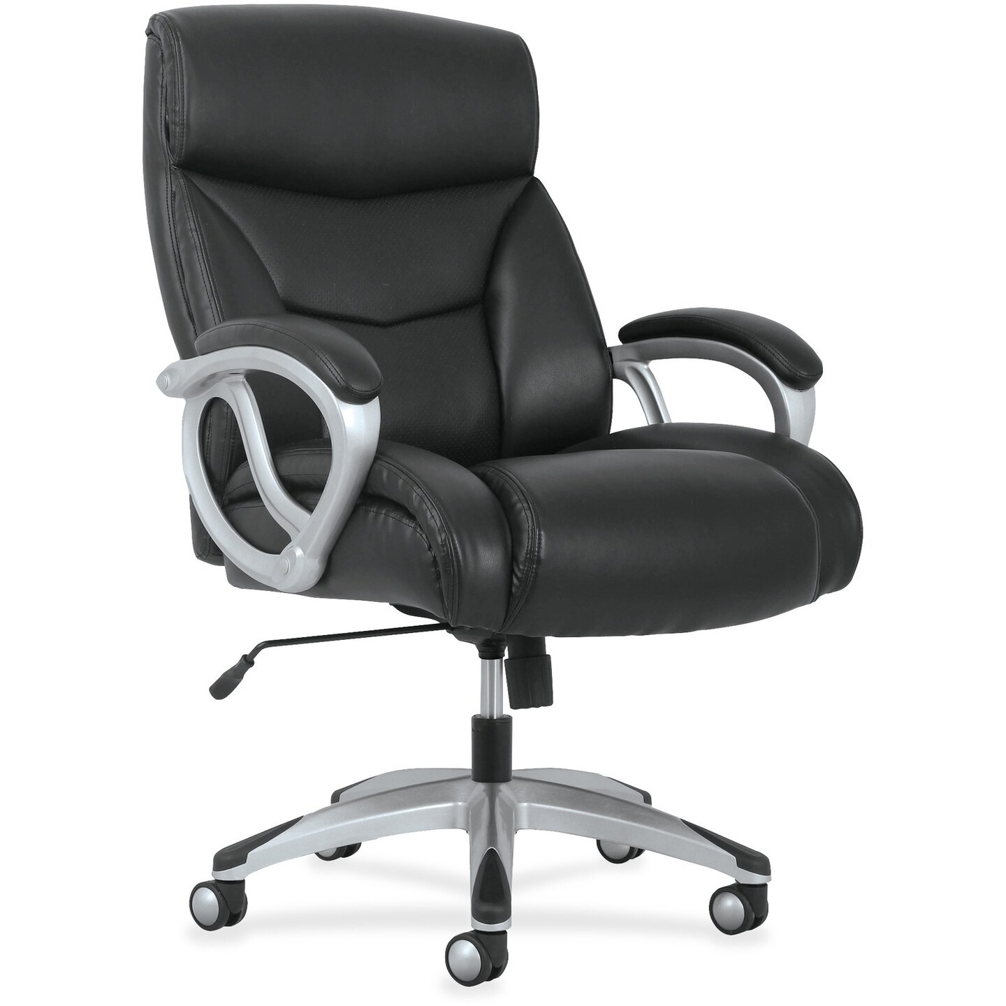 Hon 3 Forty One Big and Tall Chair Supports up to 400 lbs. Black Seat Black Back Aluminum Base