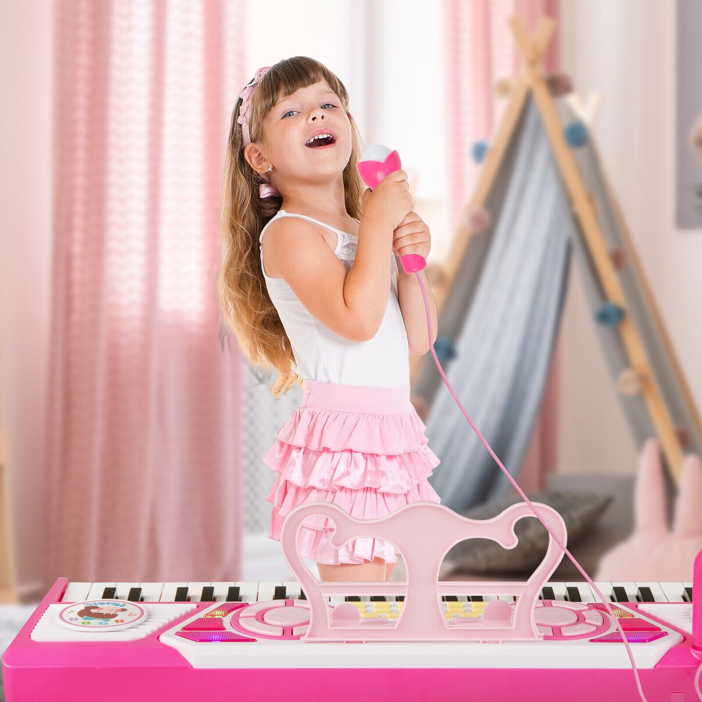 49 Keys Kids Piano Keyboard for Kids 3+
