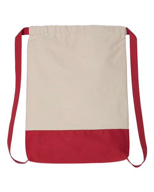 Liberty Bags - Drawstring Backpack 11 oz 100% cotton canvas | MINA&#xAE;