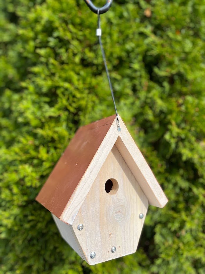 Copper Roof Birdhouse