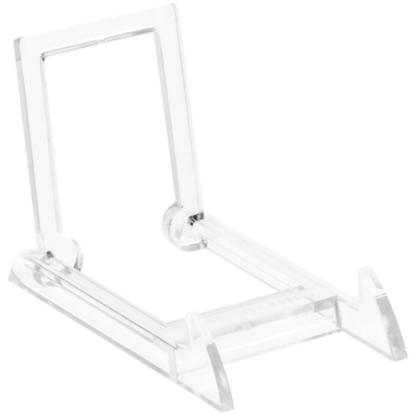 Gibson Holders MINI Adjustable Clear Acrylic Display Easel, 2&#x22; W x 3.25&#x22; D x 2.25&#x22; H