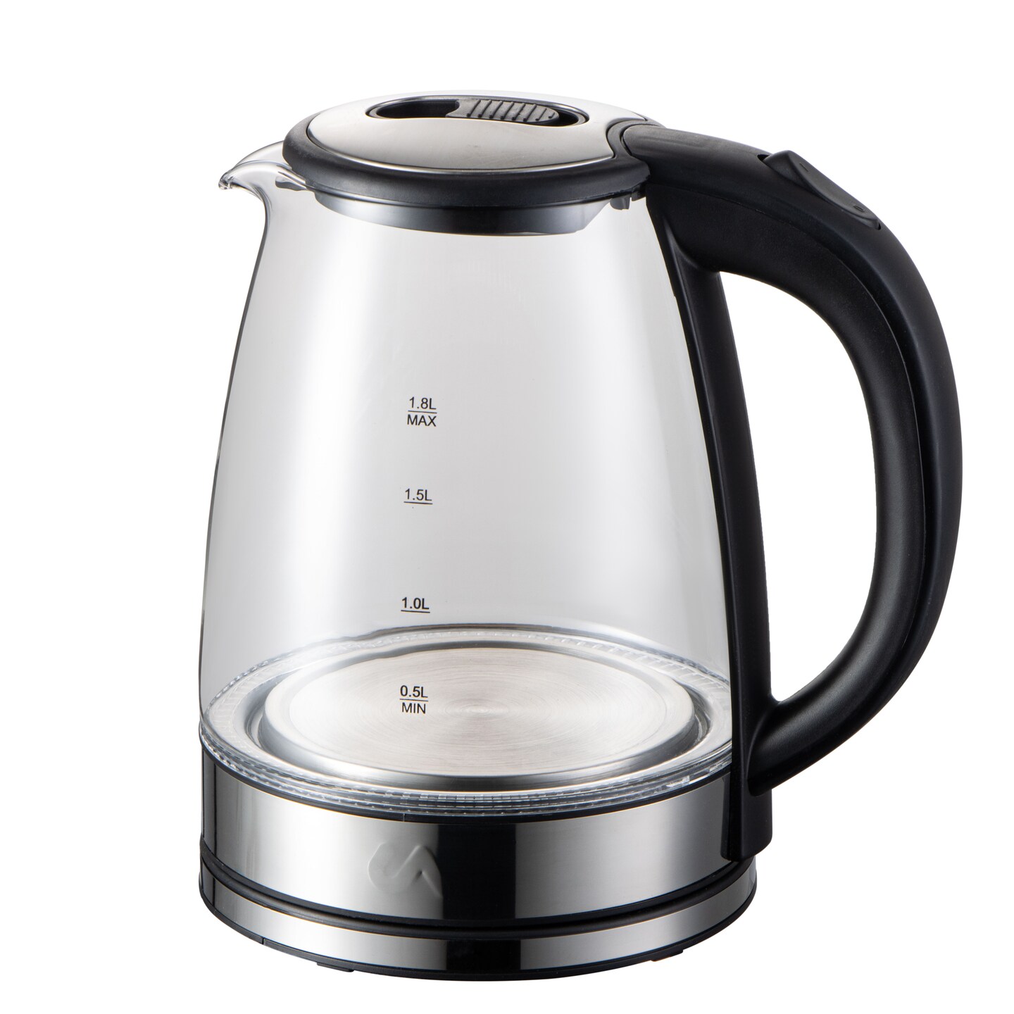 Electric Tea Kettle 1.8L Glass & Stainless Steel Electric Tea Kettle
