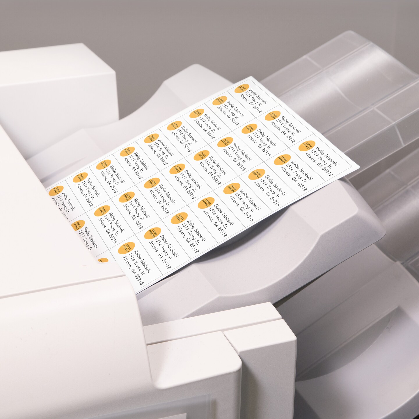 Avery Address Labels for Copiers, 1&#x22; x 2-13/16&#x22;, 16,500 White Labels (5334)