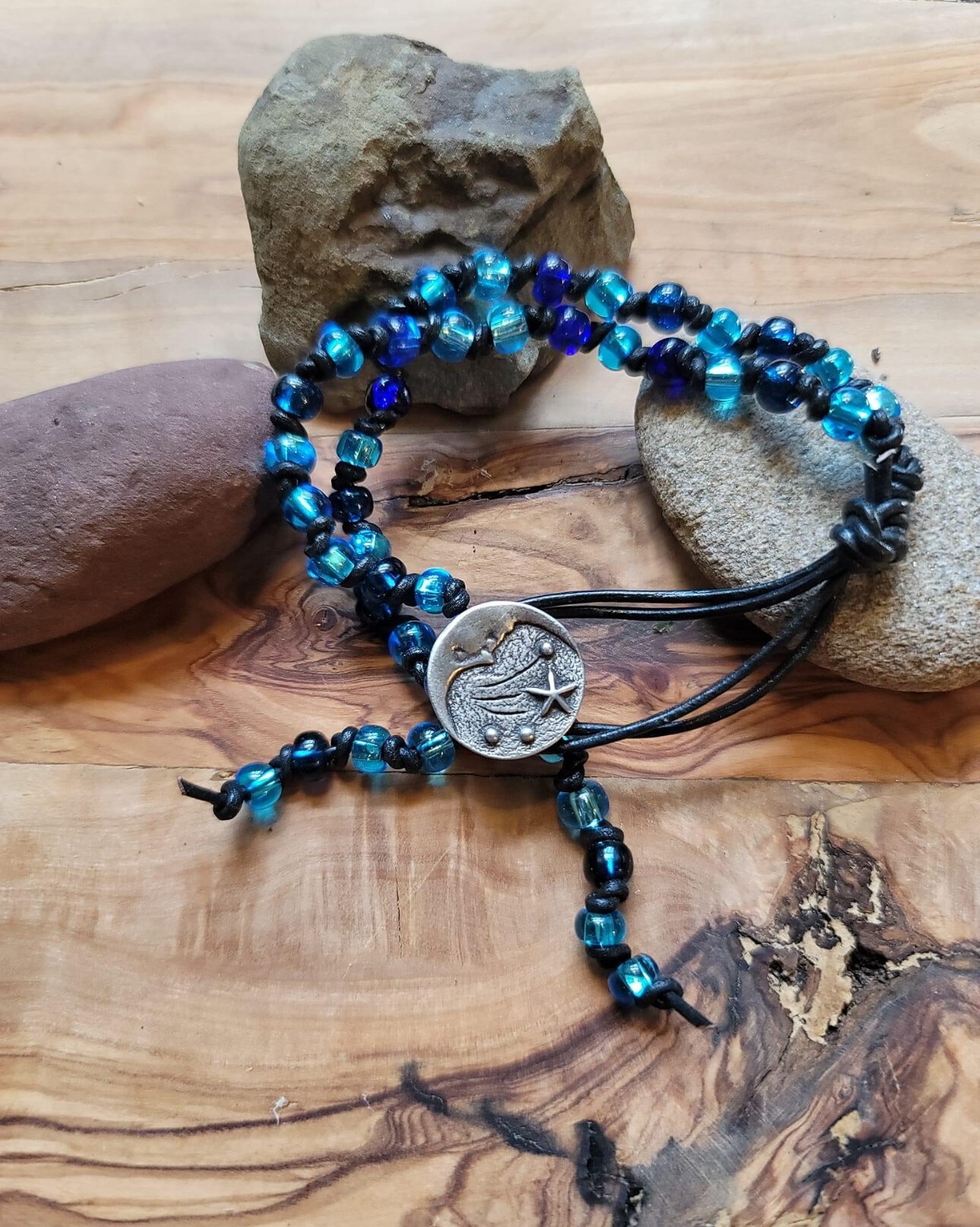 Moon and Stars Leather Bracelet MakerPlace by Michaels