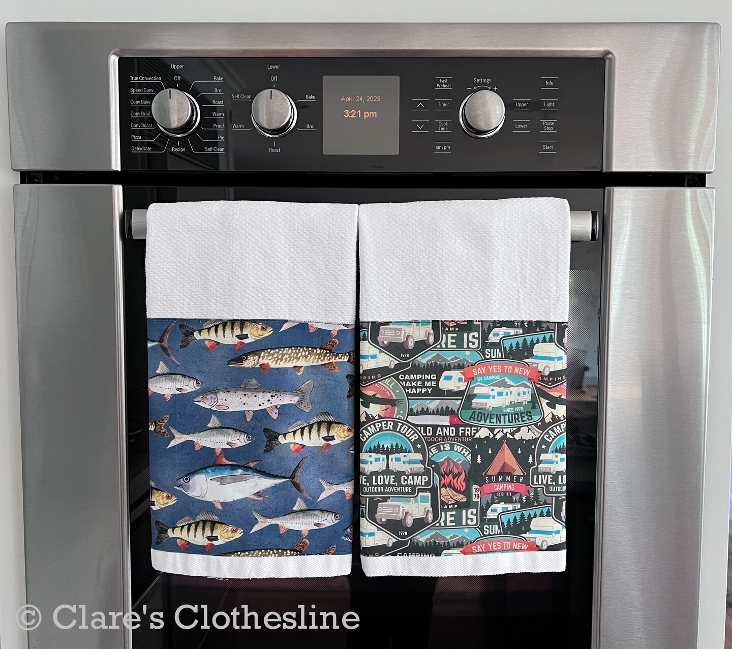 Fishing Kitchen Towel