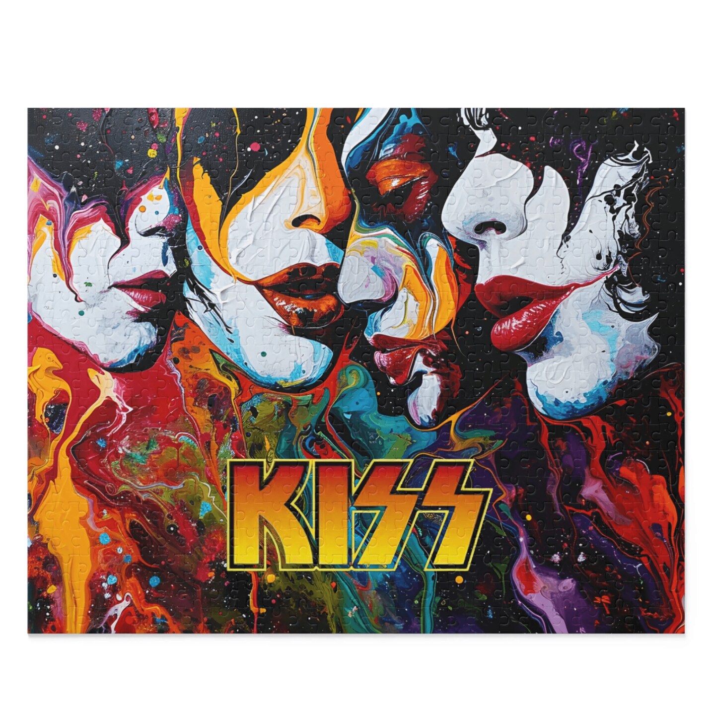 KISS PUZZLE, JIGSAW PUZZLES, PUZZLES, BAND PUZZLES, KISS BAND