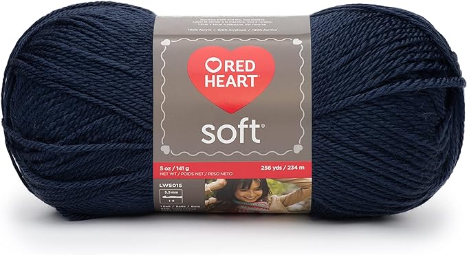 Red Heart Soft Yarn - 6 Balls - Matching Dye Lot