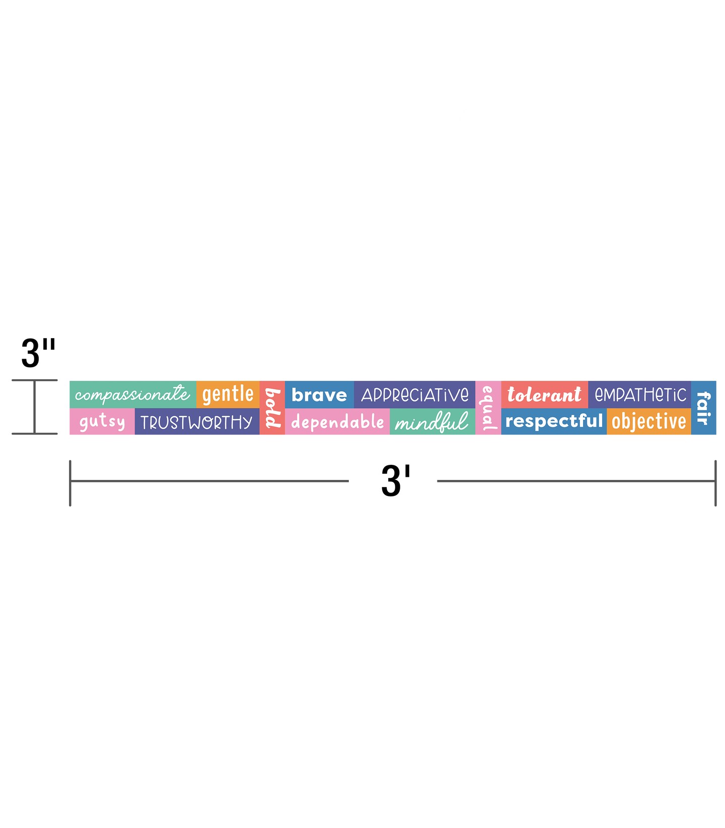 Magnetic Bulletin Board Border We Stick Together Bulletin Board Borders ...