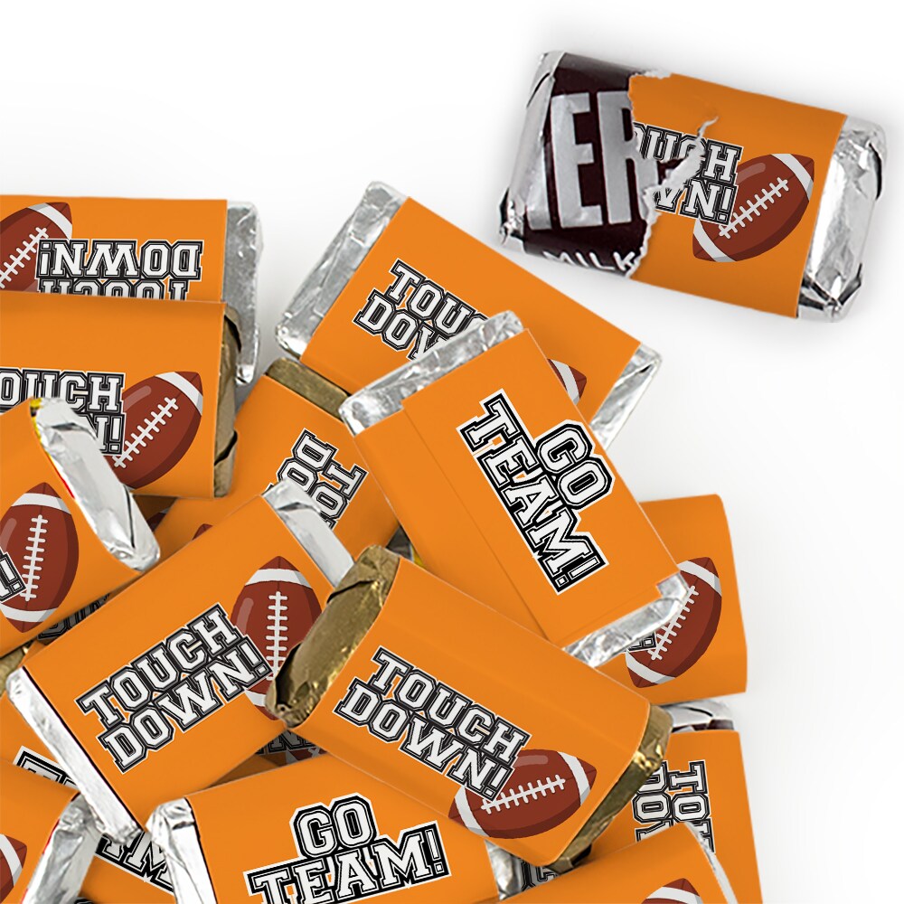 Football Party Candy Favors Hershey's Miniatures Chocolate - Touchdown