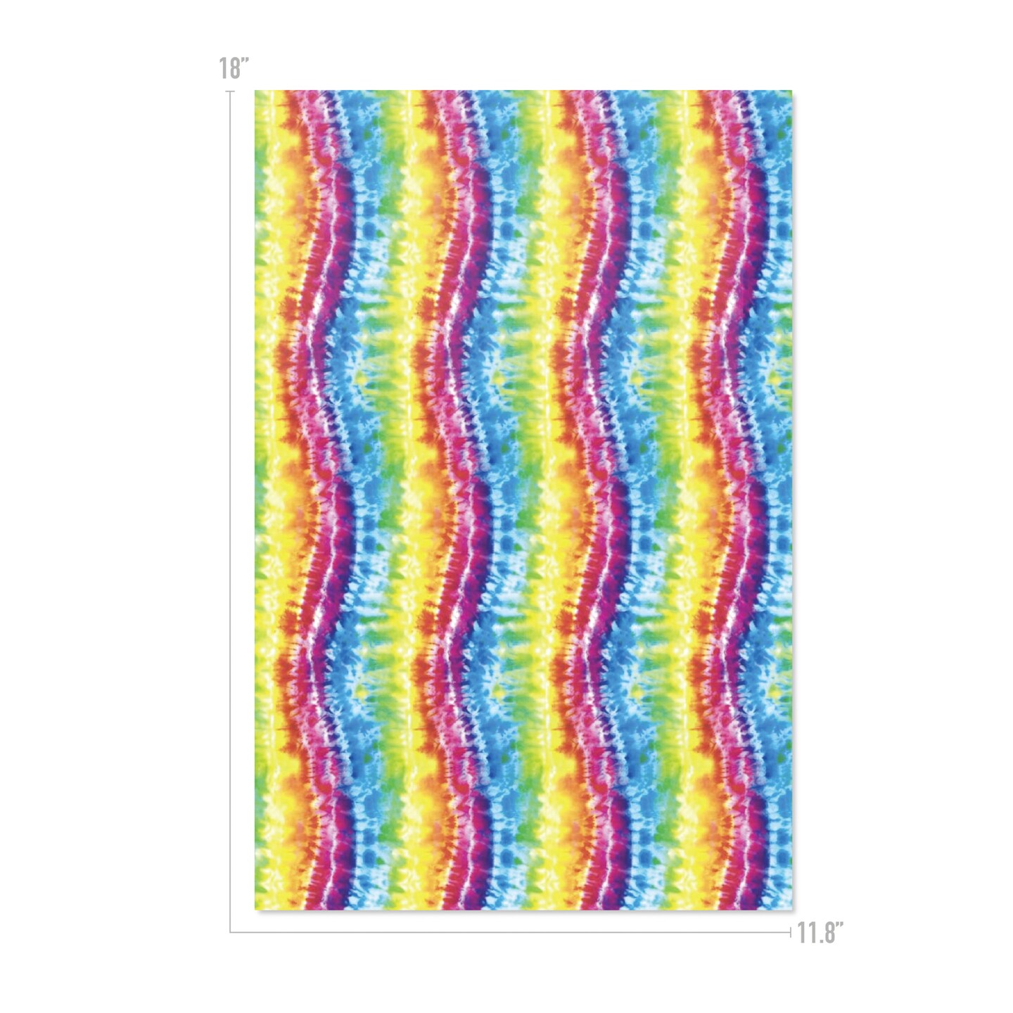 Happy Crafters&#xAE; Tie Dye 11.8&#x22; x 18&#x22; Sheet