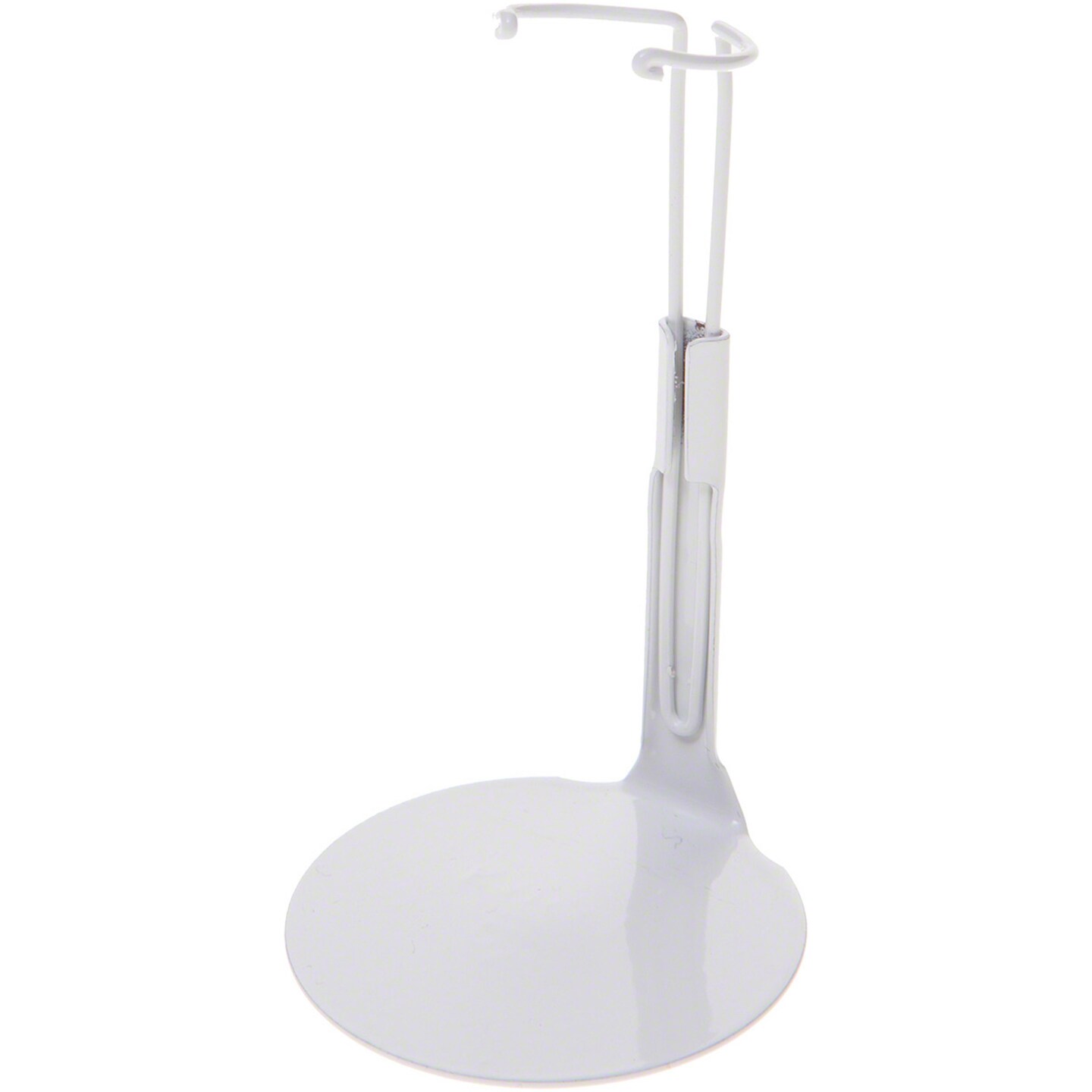 Kaiser 1101 White Adjustable Doll Stand, fits 5 to 6 inch Dolls, waist width adjusts from 0.75 to 1 inches