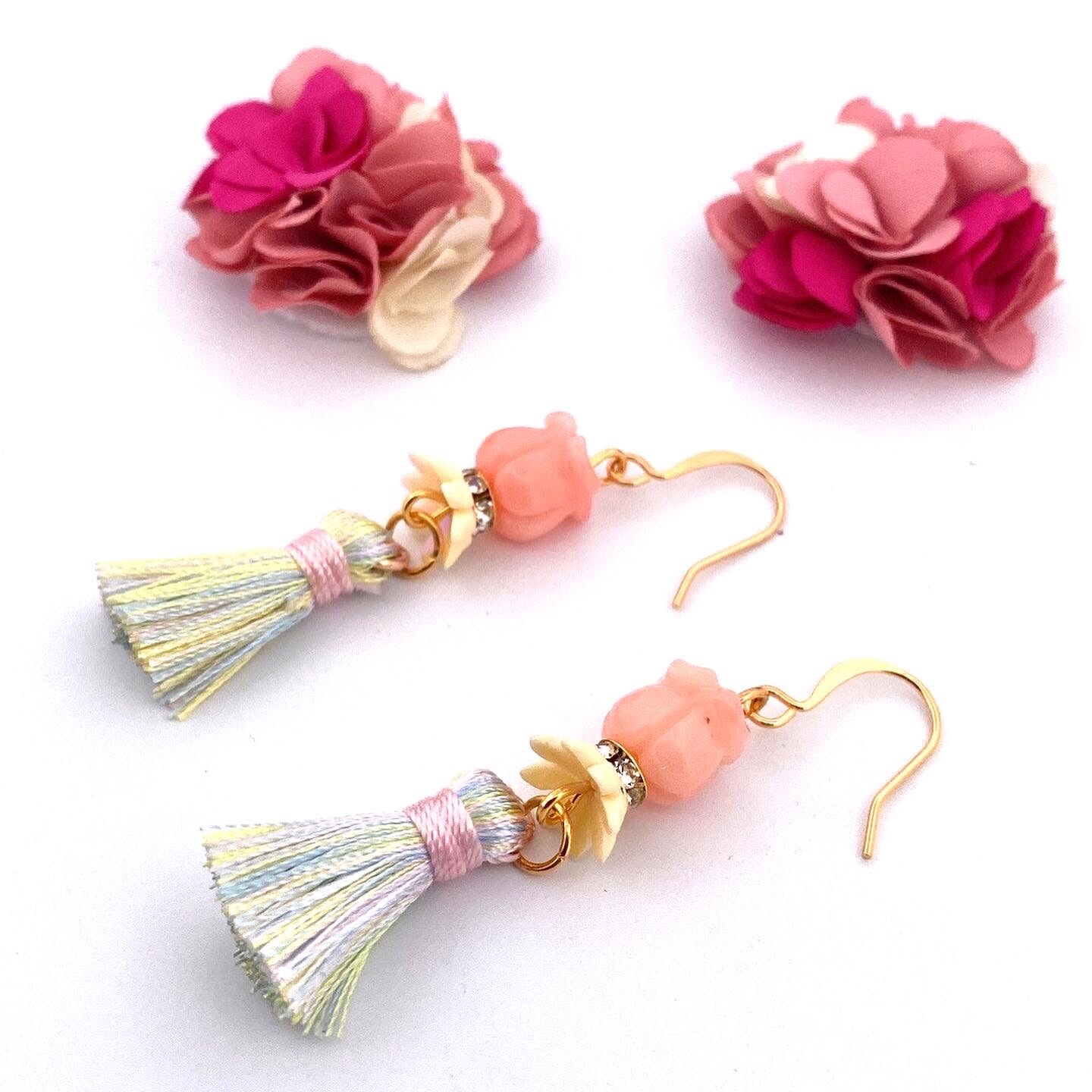 Sea Shell Flower Tassel Earrings - LilyFair Jewelry