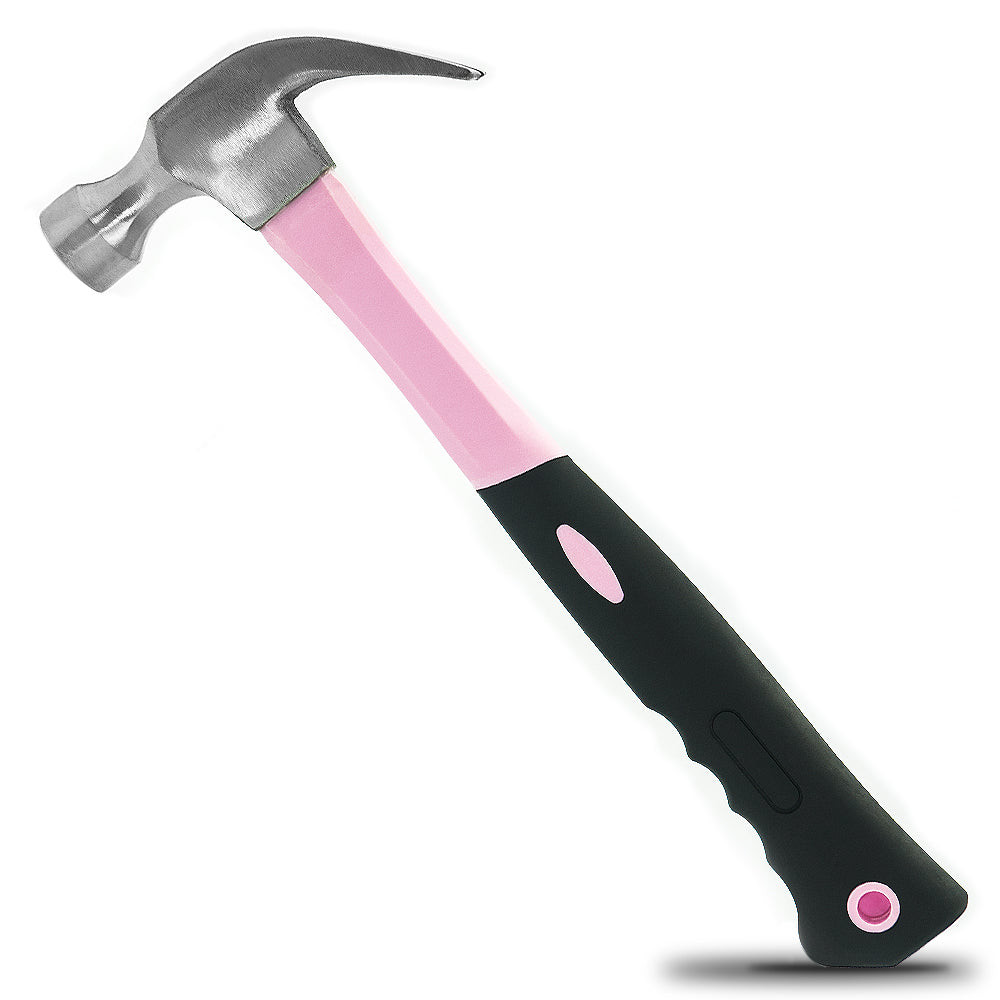 Pink Power 16oz Claw Hammer