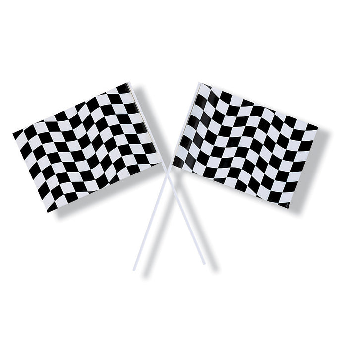 Black &#x26; White Check Flag