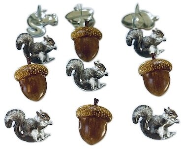 Eyelet Outlet Shape Brads 12/Pkg