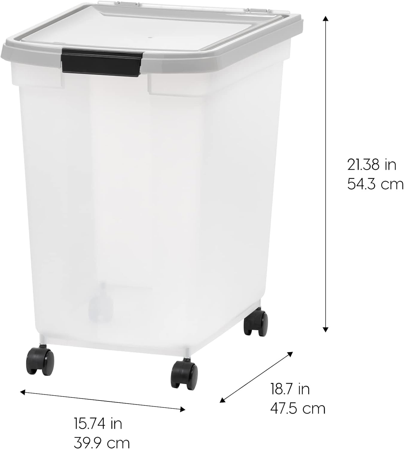 IRIS Airtight Pet Food Storage Containers 8qt-65qt