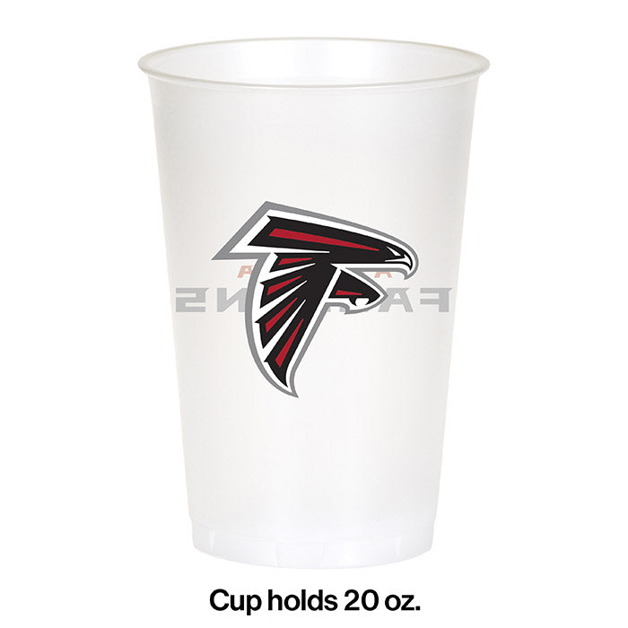Atlanta Falcons Plastic Cup, 20Oz, 8 ct