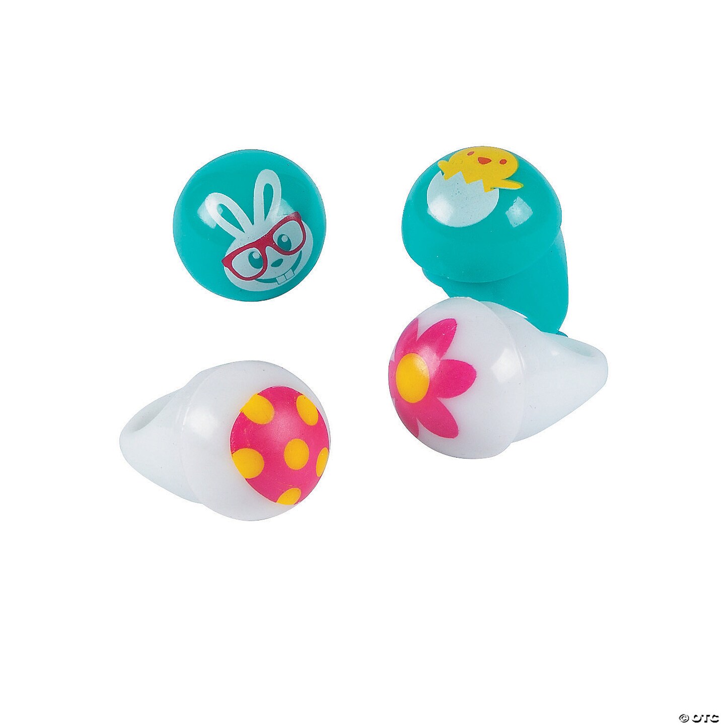 Light-Up Easter Rings - 12 Pc.