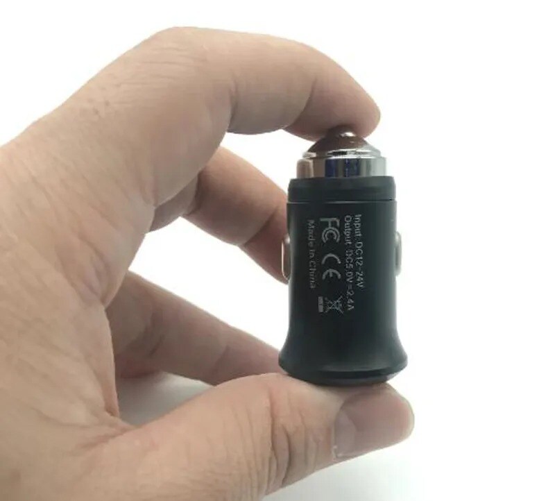 Premium Car Charger | Max Output 2.1A (2 USB) | Turbocharged Charging Anywhere | MINA&#xAE;