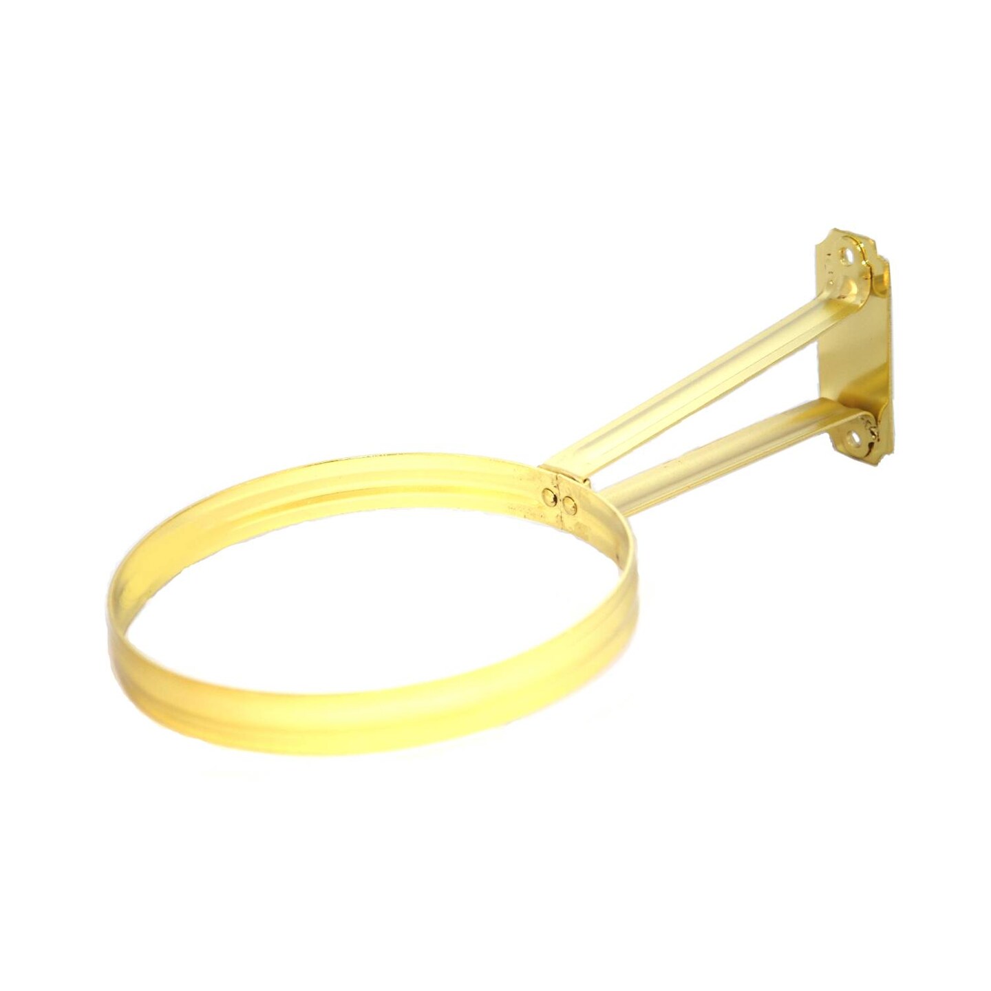 Aladdin Classic Wall Bracket for Most Aladdin Metal Lamps Without Pedestals and Genie III Glass Oil Lamps, Brass-Plated