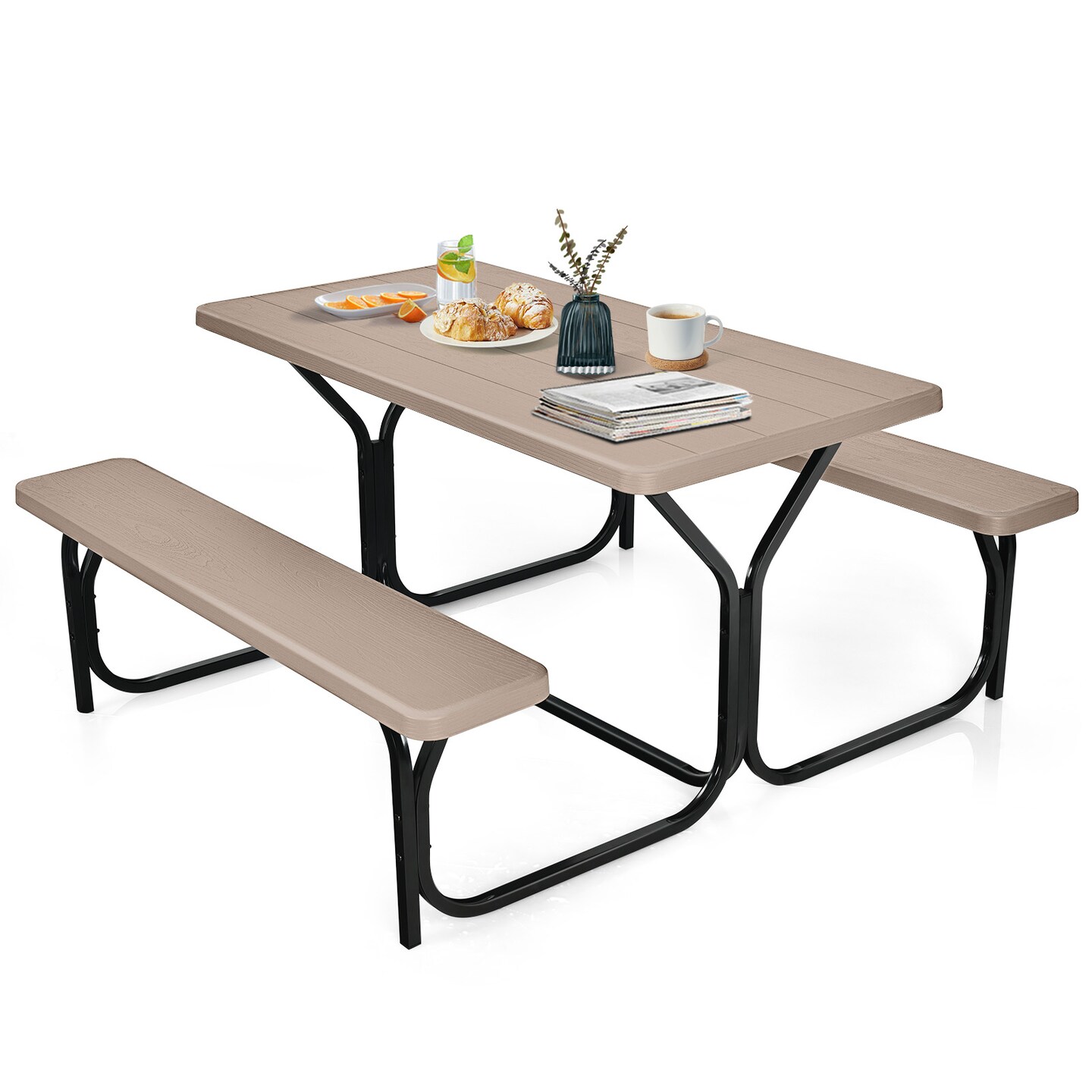 Picnic Table Bench Set for Outdoor Camping