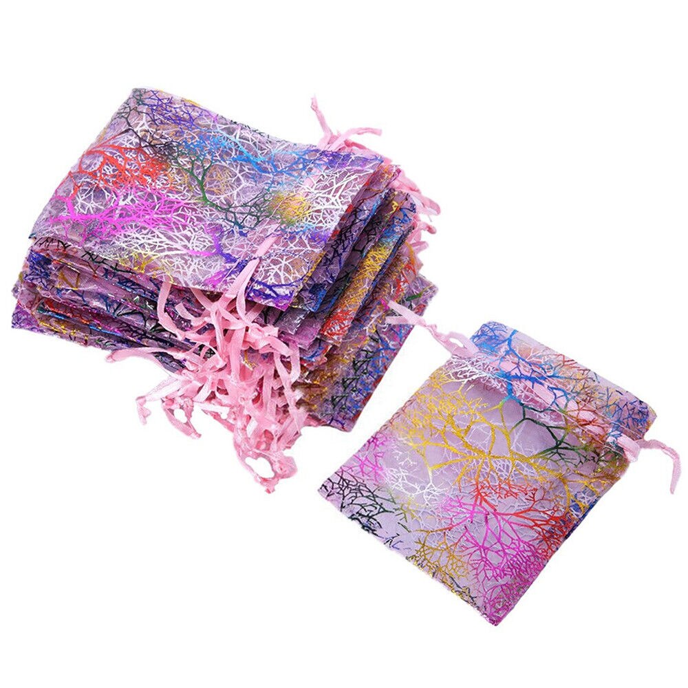 3x4 Sheer Coralline Bag Pouch 50 pcs