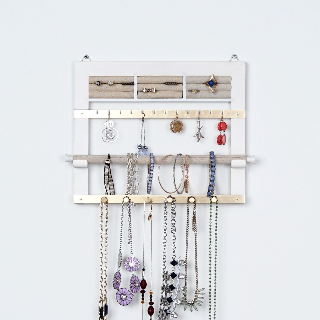 May Wall Hanging Jewelry Organizer Frame