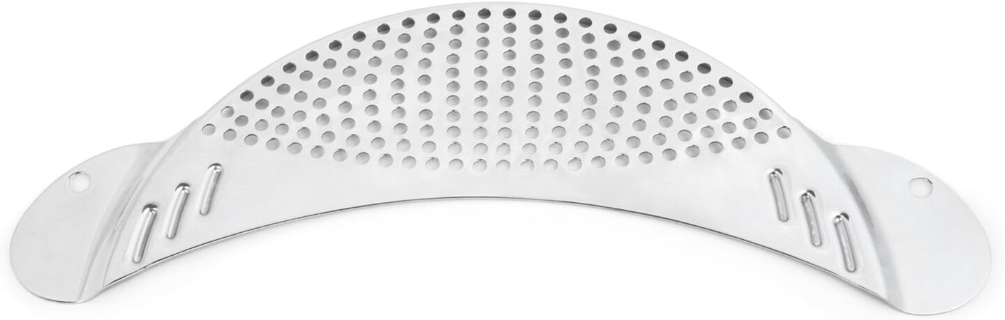 Pot Drainer Strainer, 0.25 x 5.5 x 13.25 inches, Metallic