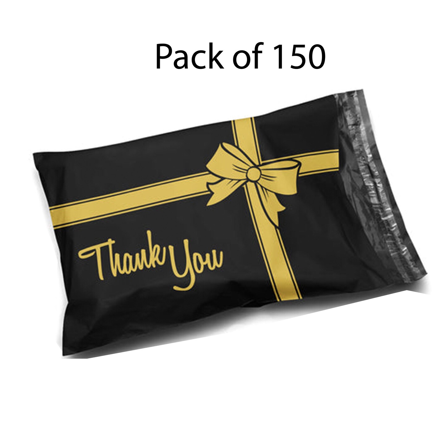 Gift Christmas Mailer Bag | 10 x 13 Size Thank You Christmas Gift Holiday Poly Bag Mailer Envelopes 2 Mil