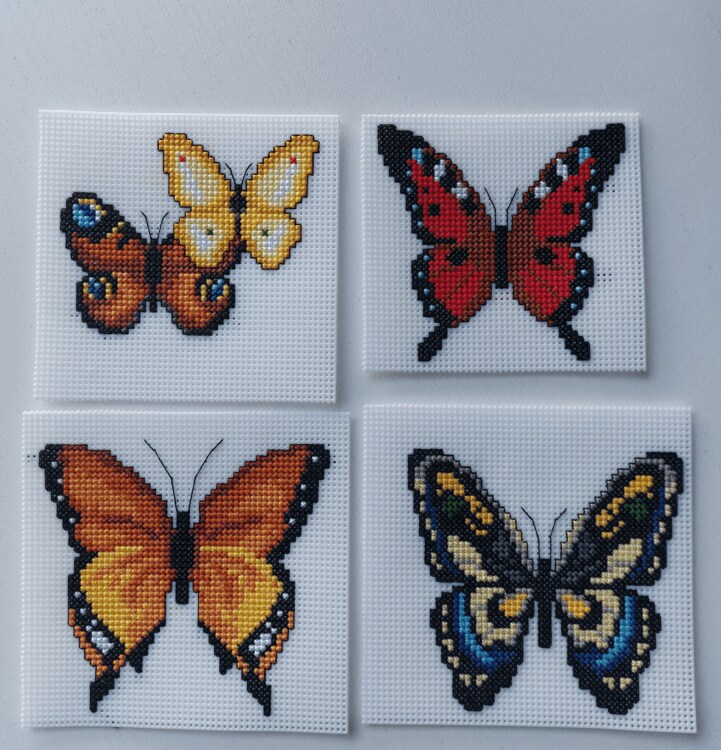 &#x22;Butterflies&#x22; Counted Cross-Stitch Kit