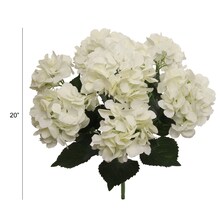 Cream Hydrangea Bush, Floral Home by Artificial Flowers