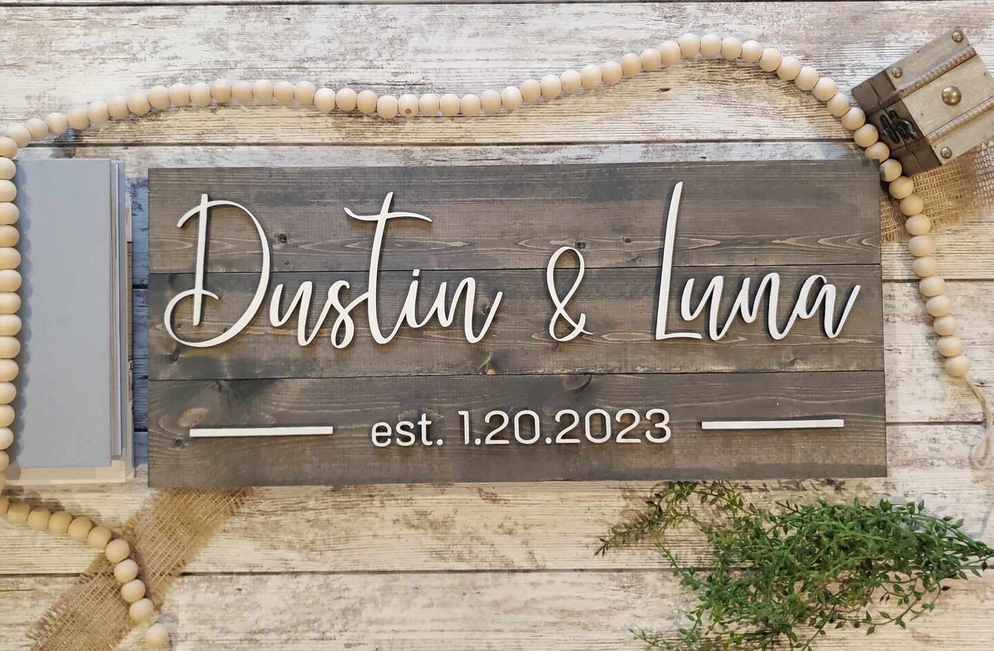 Personalized Family Name Sign | Established Date factory Sign | Personalized Last Name Sign | Monogram Sign | Wedding Anniversary Sign | Bestseller