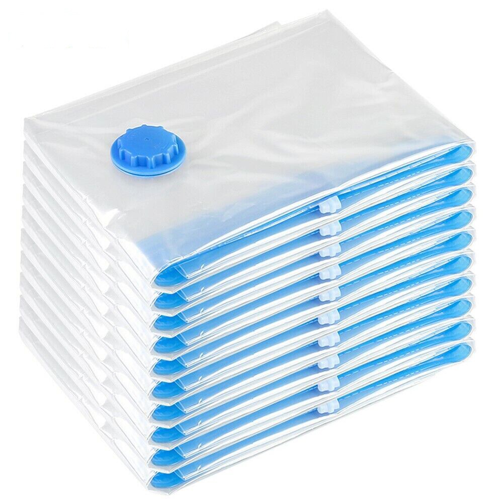 Vacuum Storage Bags Space Saver Hoover Compression for Travel Triple Seal